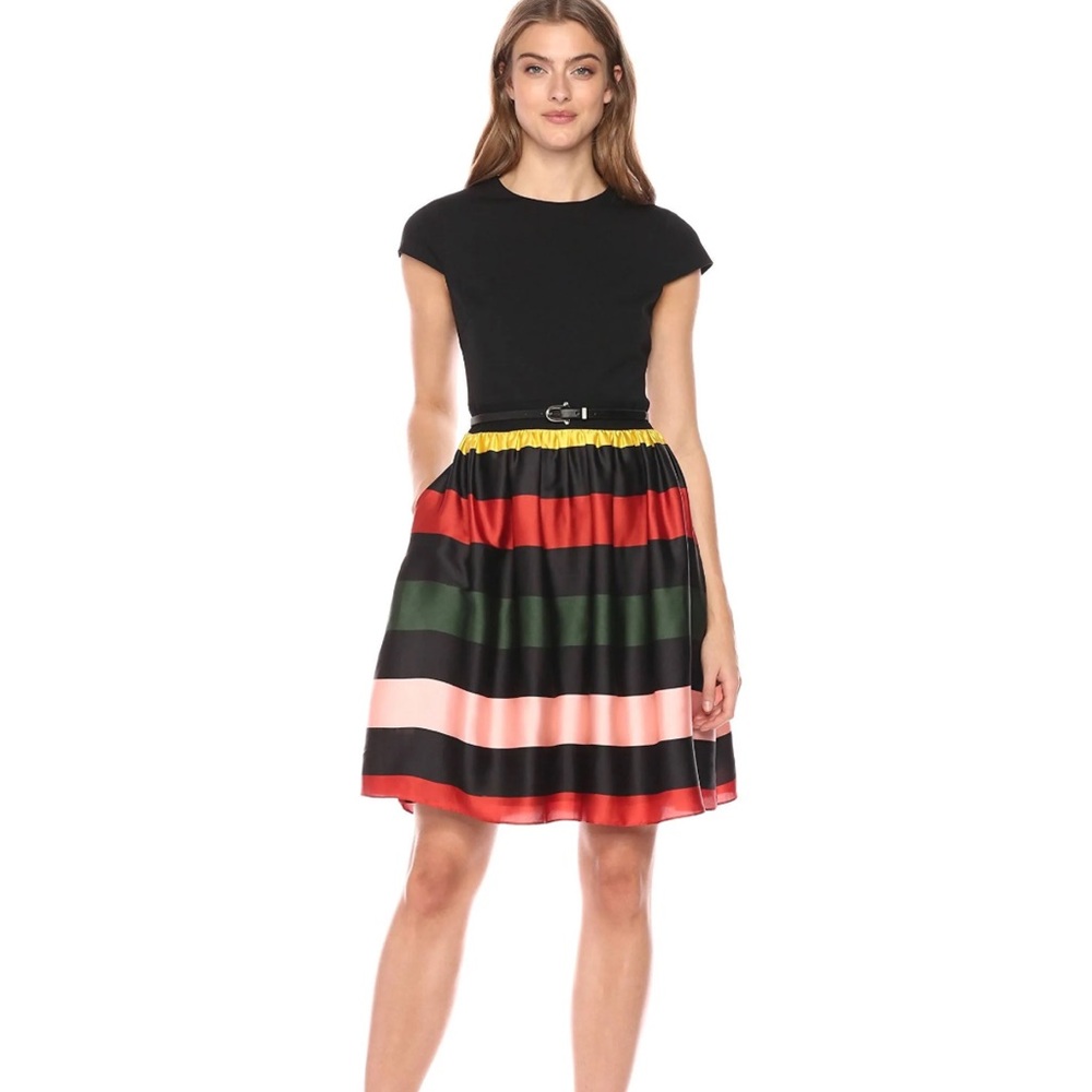 Ted Baker Aneli Cruise Stripe Fit and Flare Dress Ted 5=12